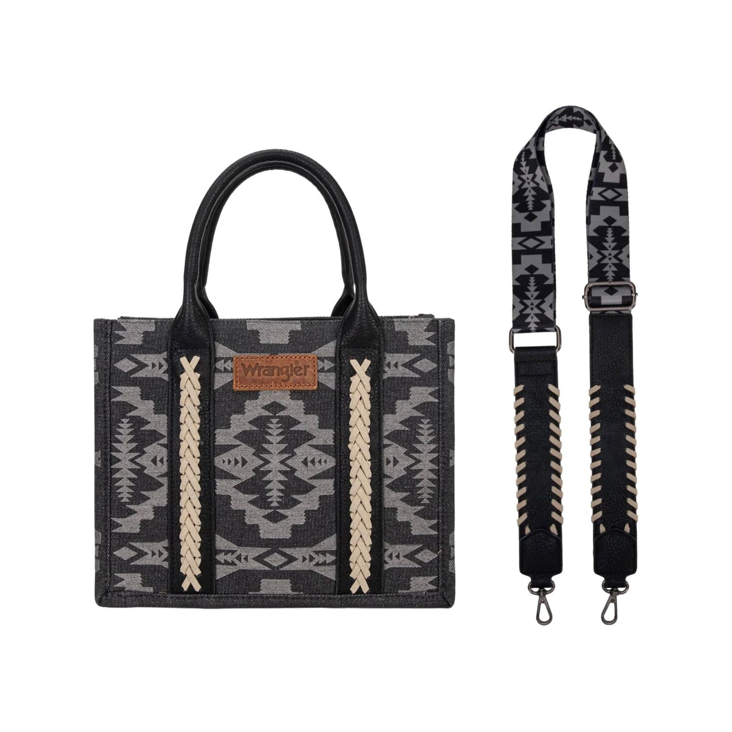 WRANGLER AZTEC,TOTE, CROSSBODY - WG2212-8120BK