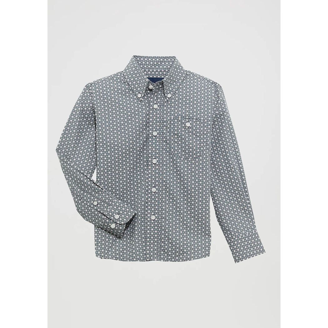 112365855 | BOY'S WRANGLER® BUCKING CANCER WESTERN SNAP SHIRT