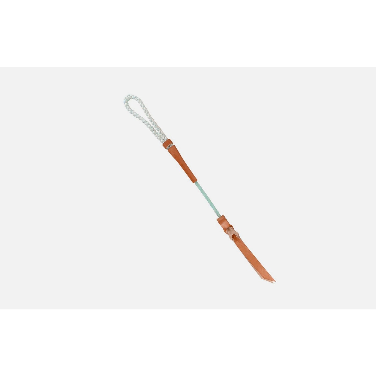 Classic Equine Leather and Rope Western Quirt, QTR