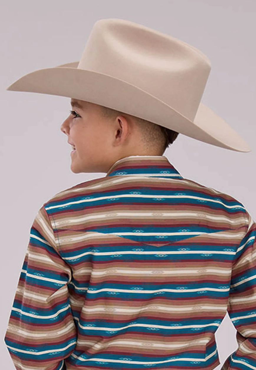 Roper Boy's Western Shirt - Long Sleeve, Snap, 03-030-0067-0477