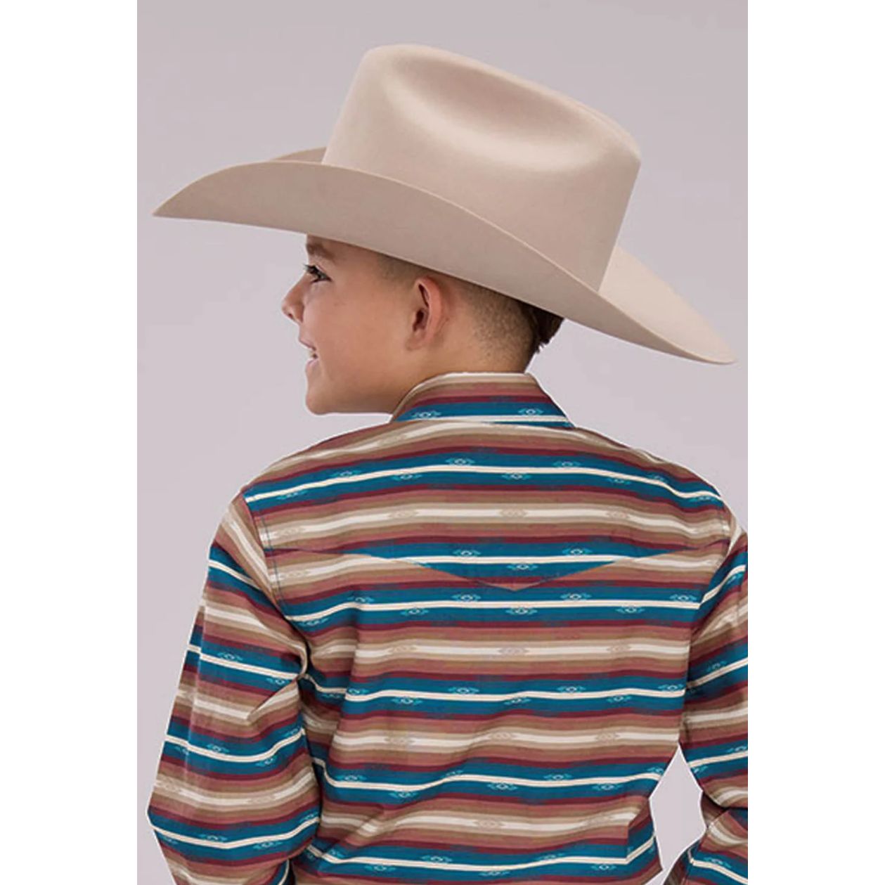 Roper Boy's Western Shirt - Long Sleeve, Snap, 03-030-0067-0477