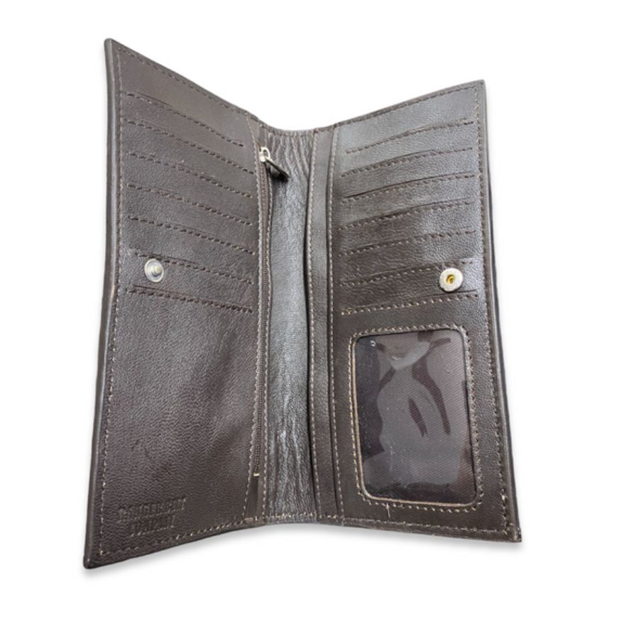 RANGER BELT CO - WALLET - Painted Feather in Natural or Chestnut H-01