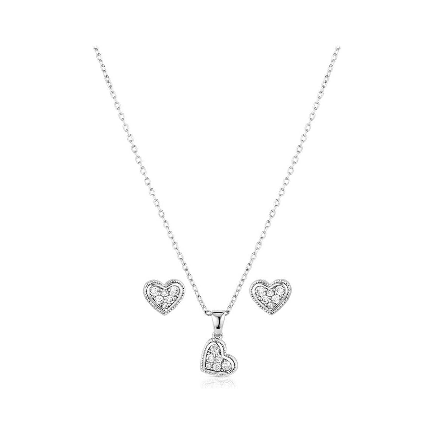 Montana Silversmiths Jewelry Set - Moonlit Love JS6230