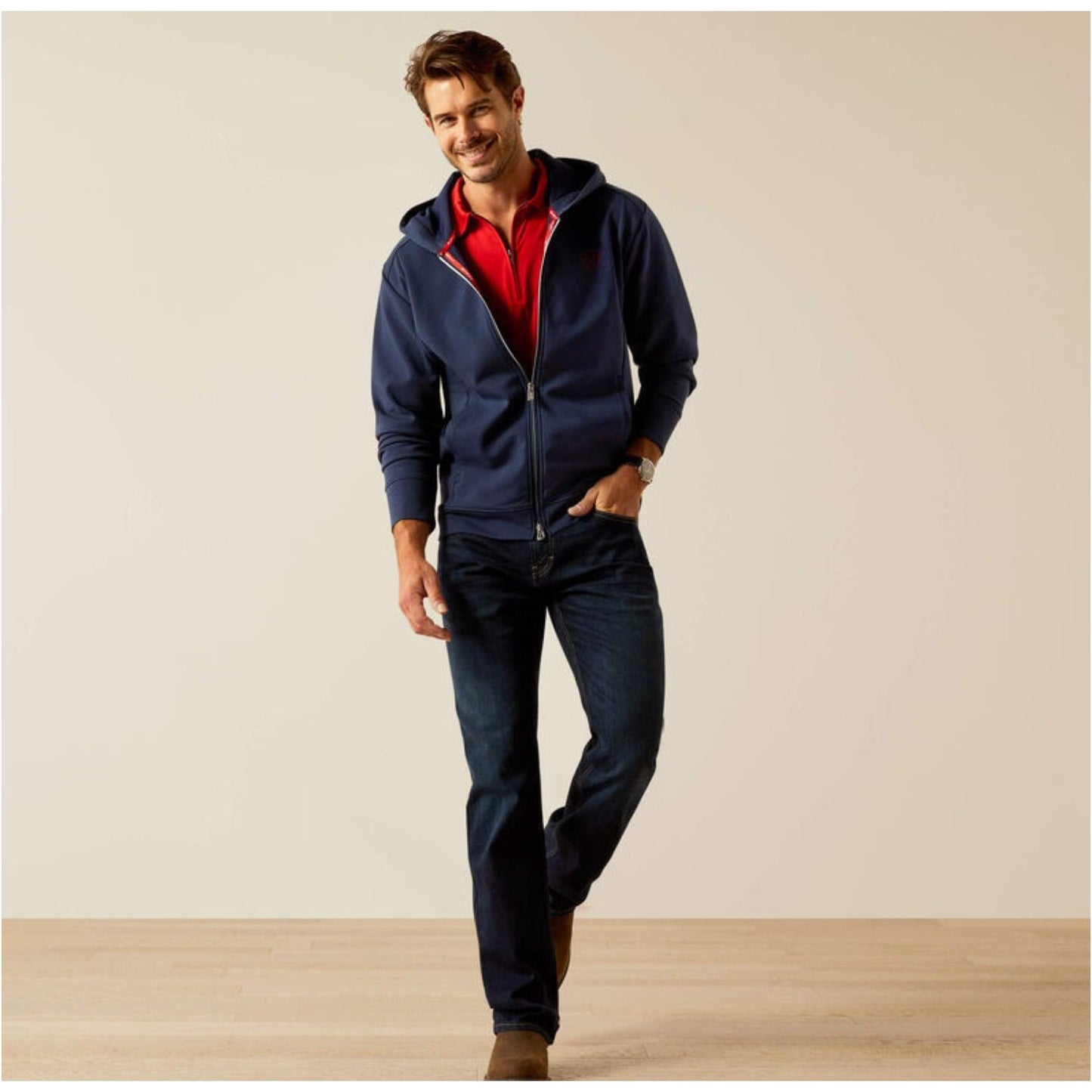 Ariat Men’s Full Zip Hoodie, Antez T 10054570