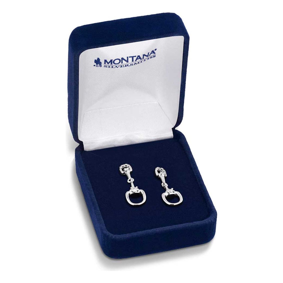 Montana Silversmiths Earrings AQHA Enjoy The Ride QER6084
