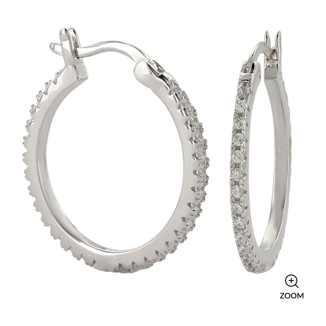 Montana Silversmiths - Earrings - Classic Medium Hoop ER3875
