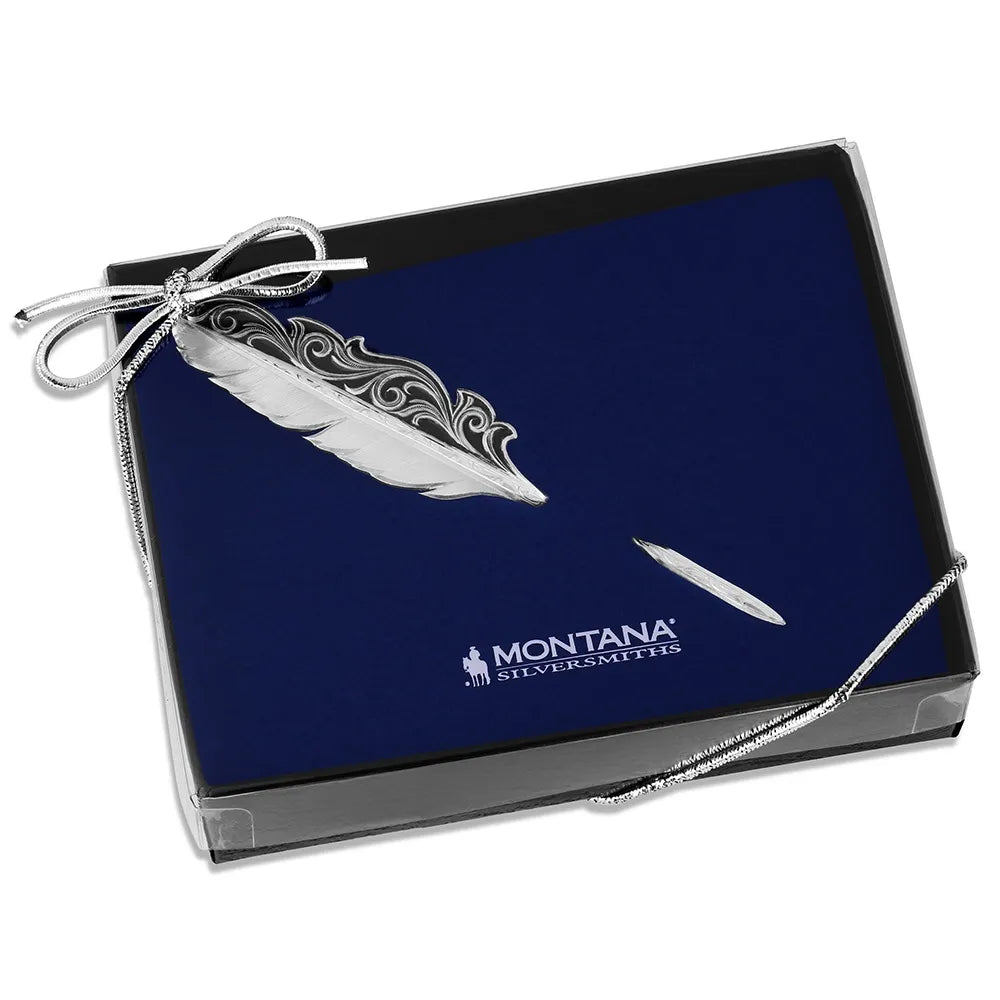 Montana Silversmith Hat Pick Silver Feather HPK6405