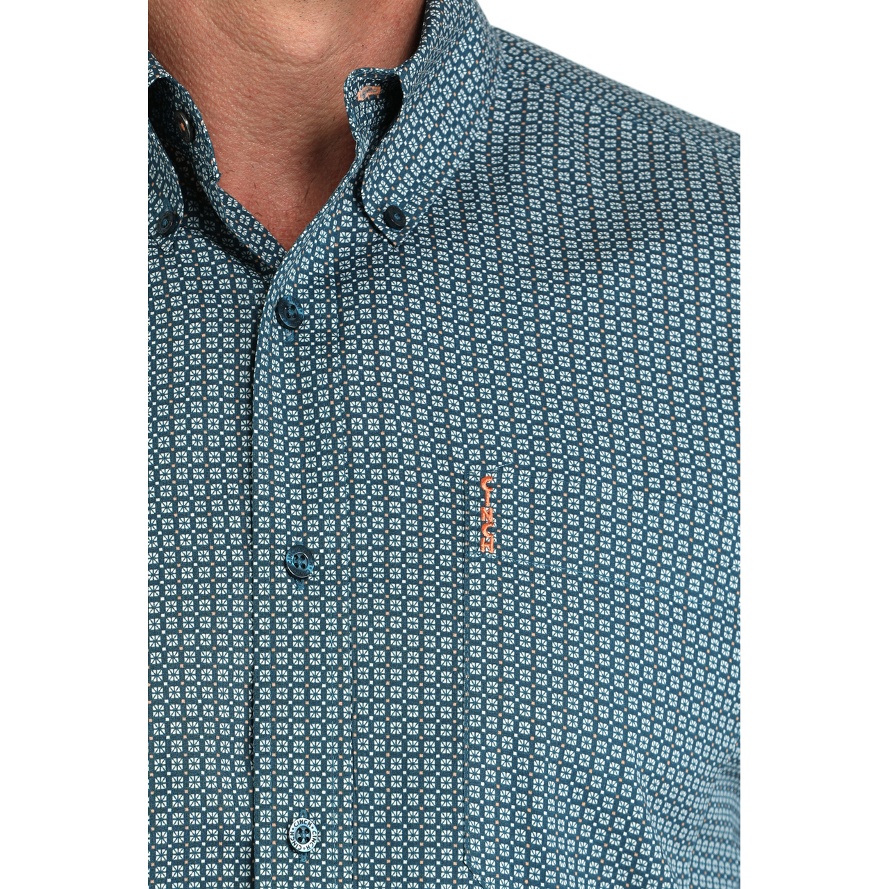 CINCH MEN'S MODERN FIT SHIRT Teal MTW1347136
