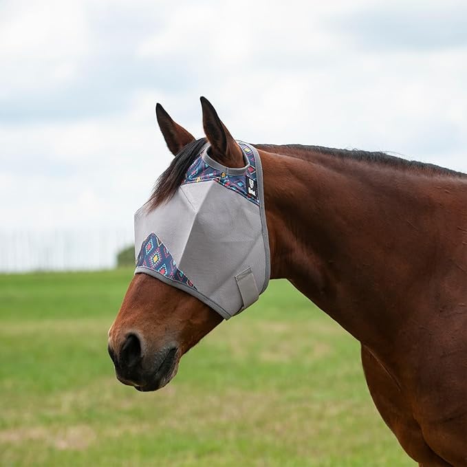 Cashel Fly Mask “Crusader”, Various Patterns, Standard Horse, No Ears