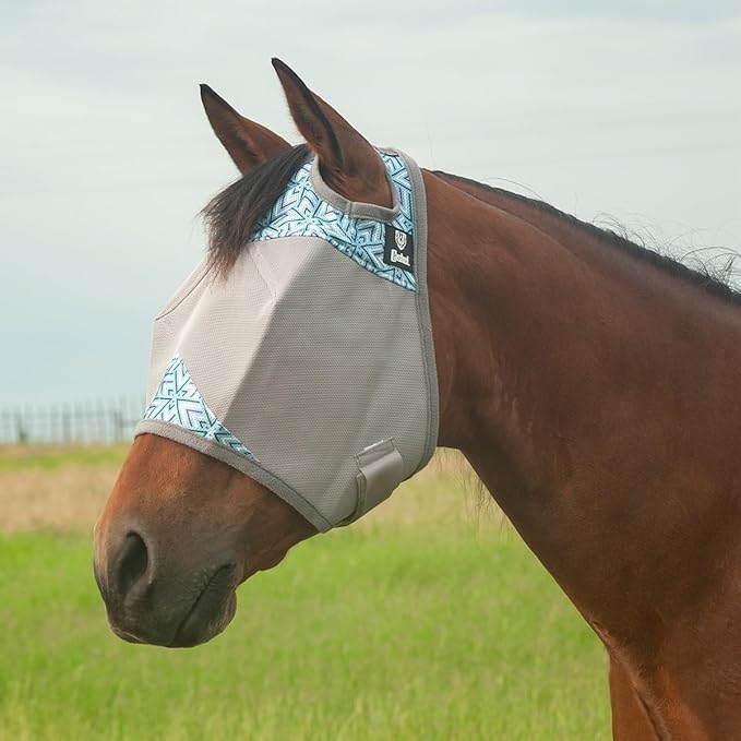 Cashel Fly Mask “Crusader”, Various Patterns, Standard Horse, No Ears