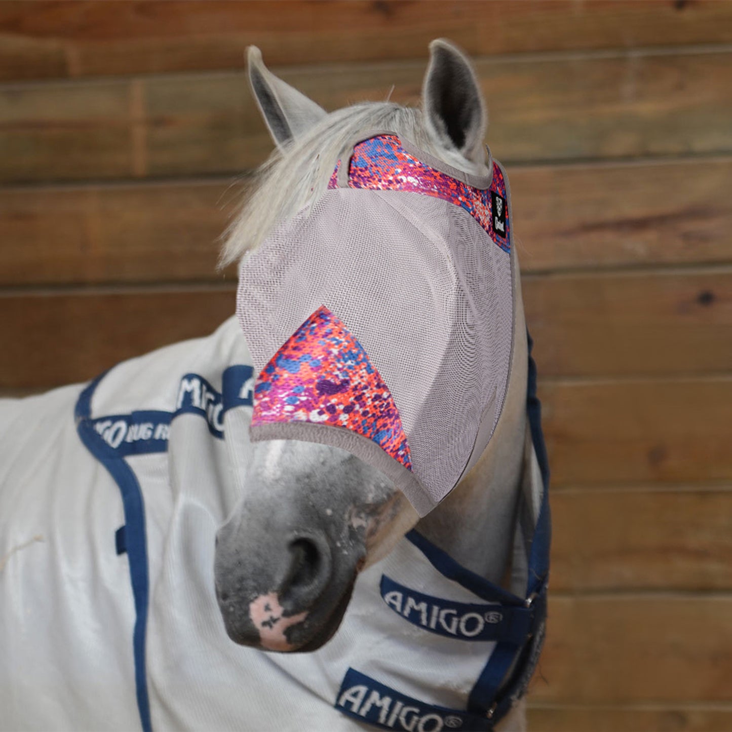 Cashel Fly Mask “Crusader”, Various Patterns, Standard Horse, No Ears