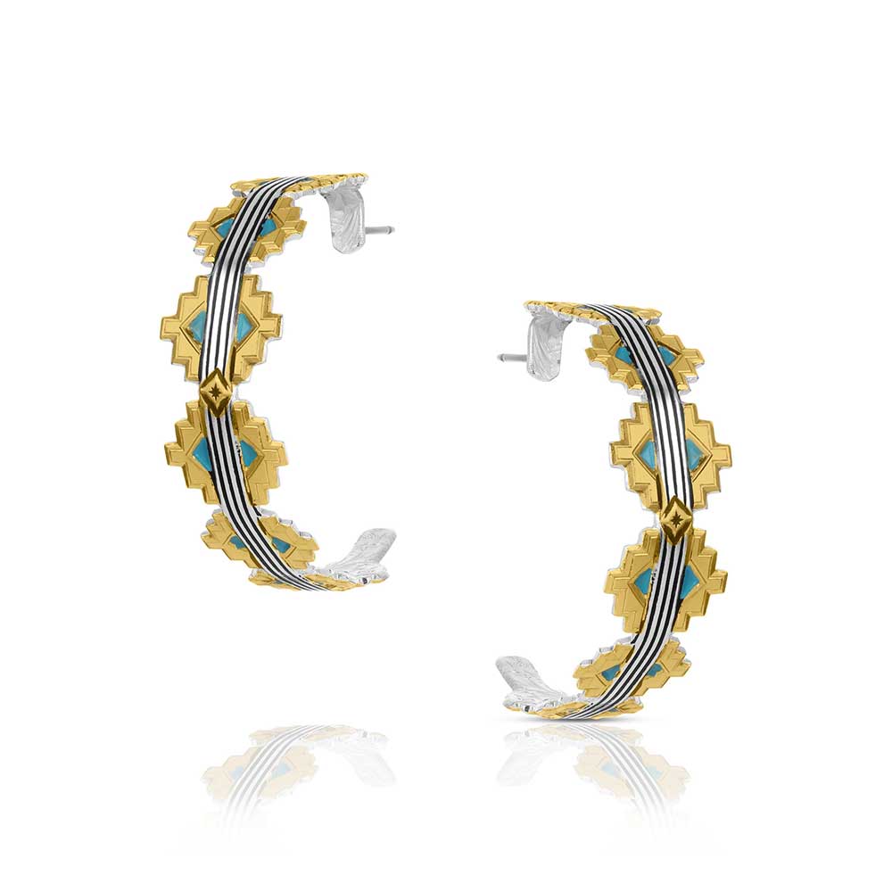 Montana Silversmith Earrings - Painted Sky Hoops ER6154