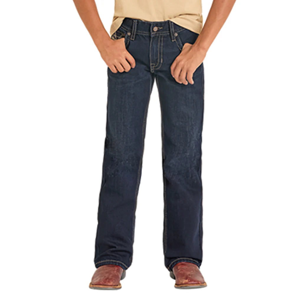 ROCK & ROLL Boy’s Jean - BB GUN, Regular Fit, BOOTCUT, Raised Denim Pocket, BB0BD07348
