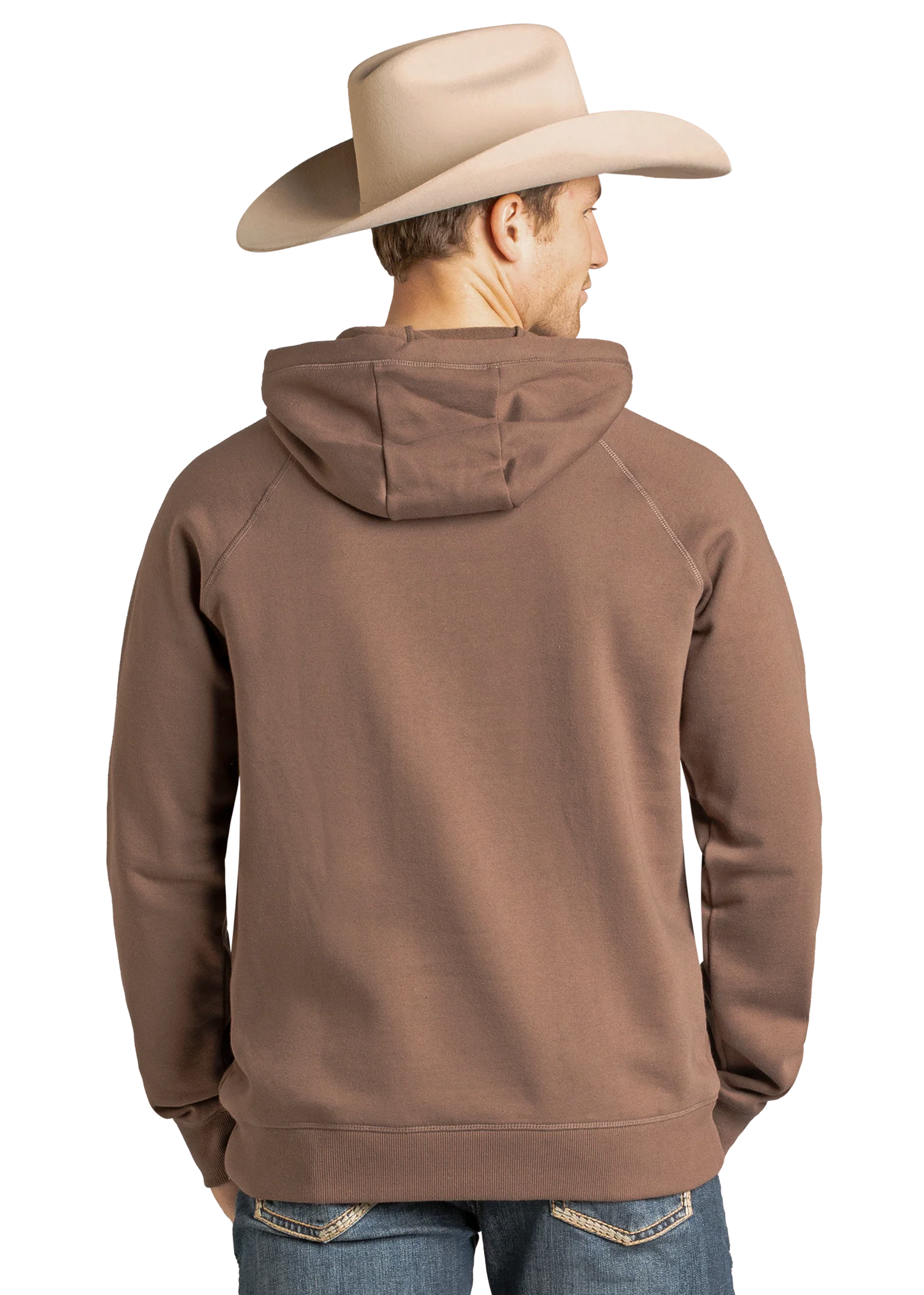Rock & Roll Men's Hoodie, Brown - BU94T07450