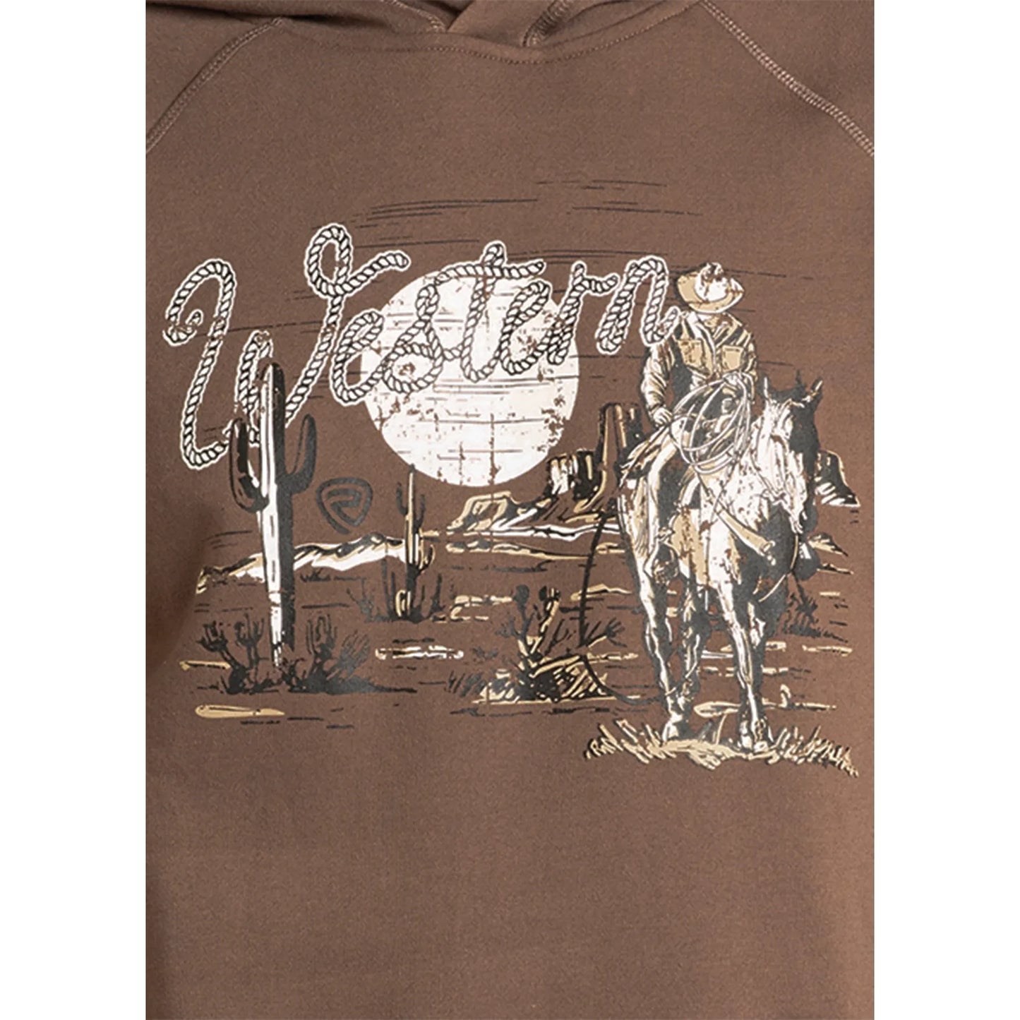 Rock & Roll Men's Hoodie, Brown - BU94T07450