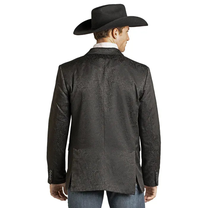 ROCK & ROLL BLAZER/SPORT COAT - Black Jacquard BM96C07416