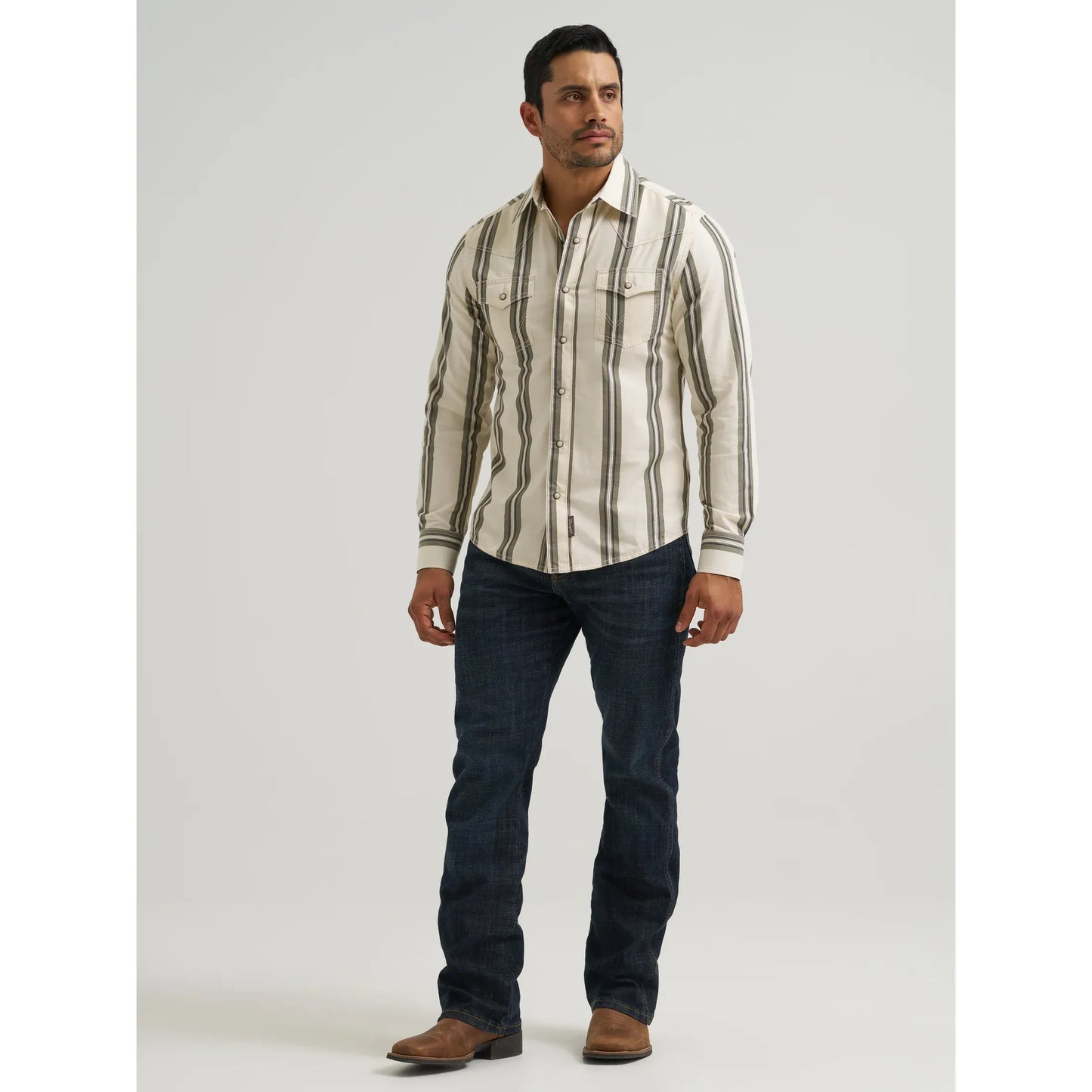 Wrangler Men’s Shirt, Retro, Long Sleeve, Snap 112381538