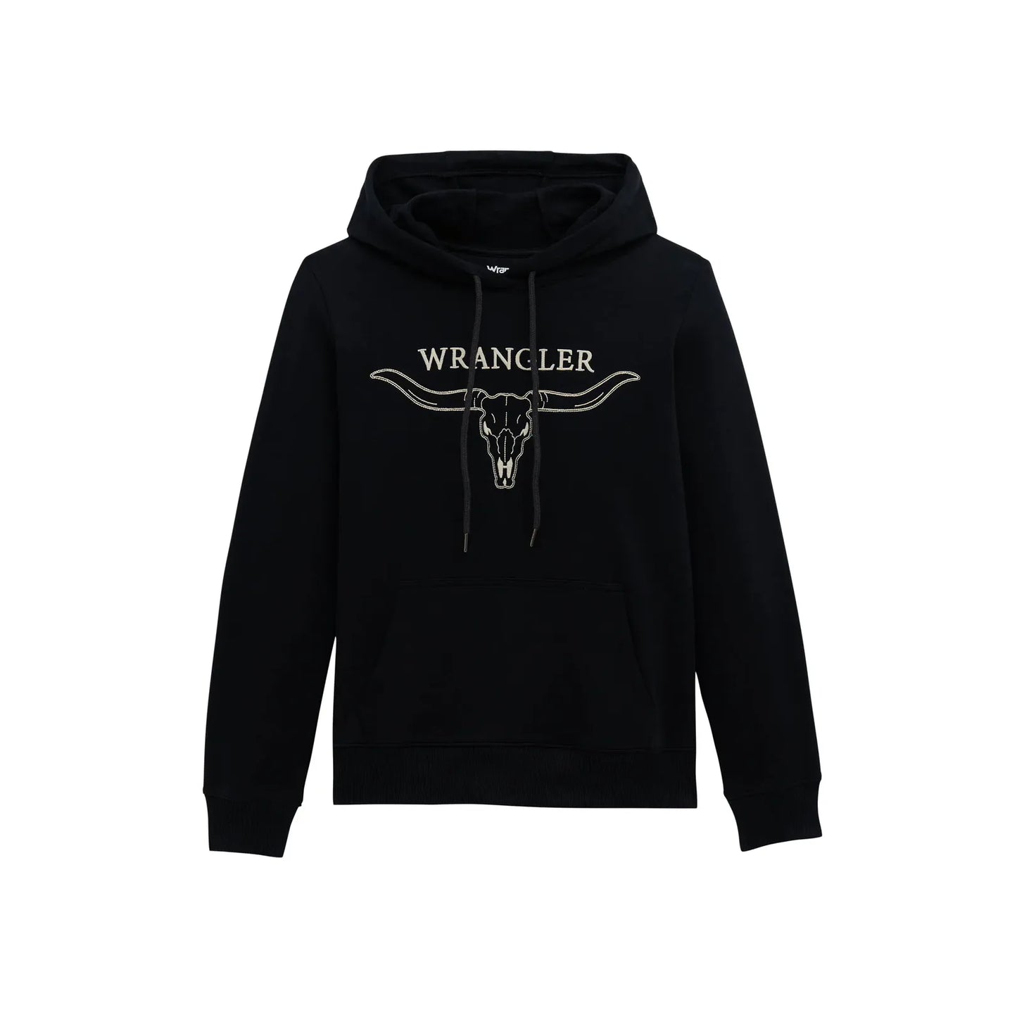 Wrangler Women's Hoodie, Longhorn, Black 112380251