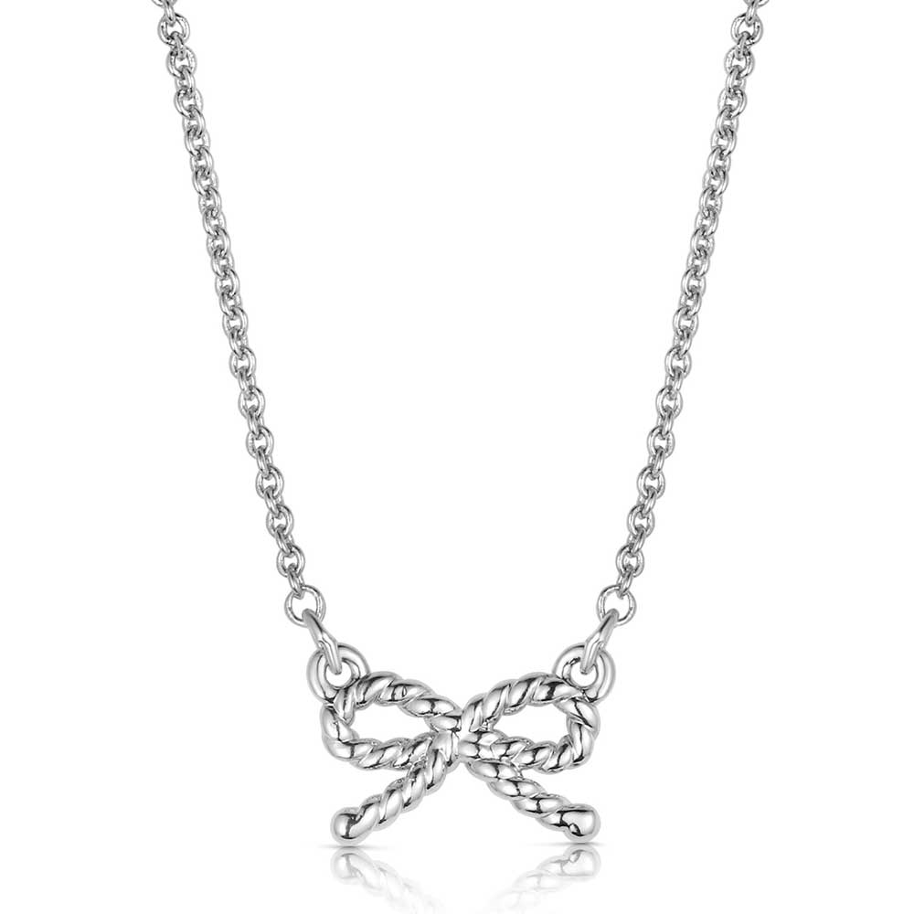 Montana Silversmiths Necklace - Cowgirls Bow NC6295