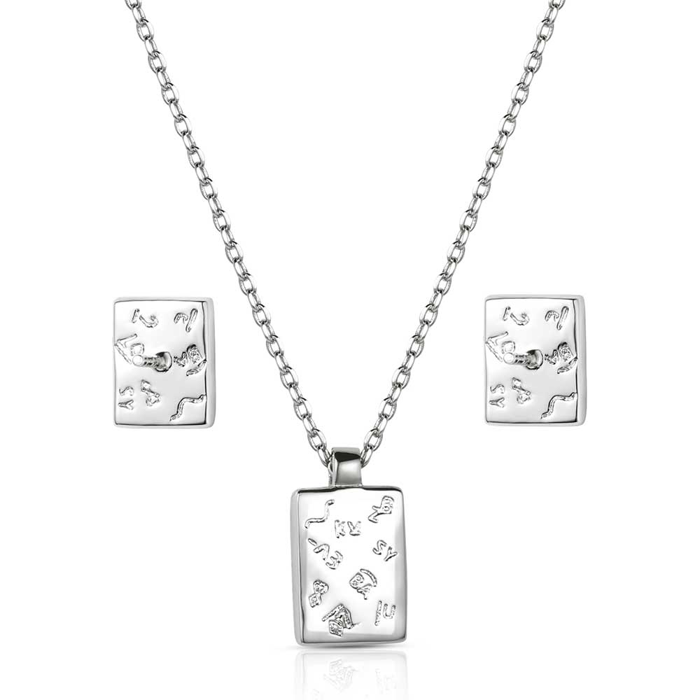 Montana Silversmiths Jewelry Set - Rio River Blue JS6312