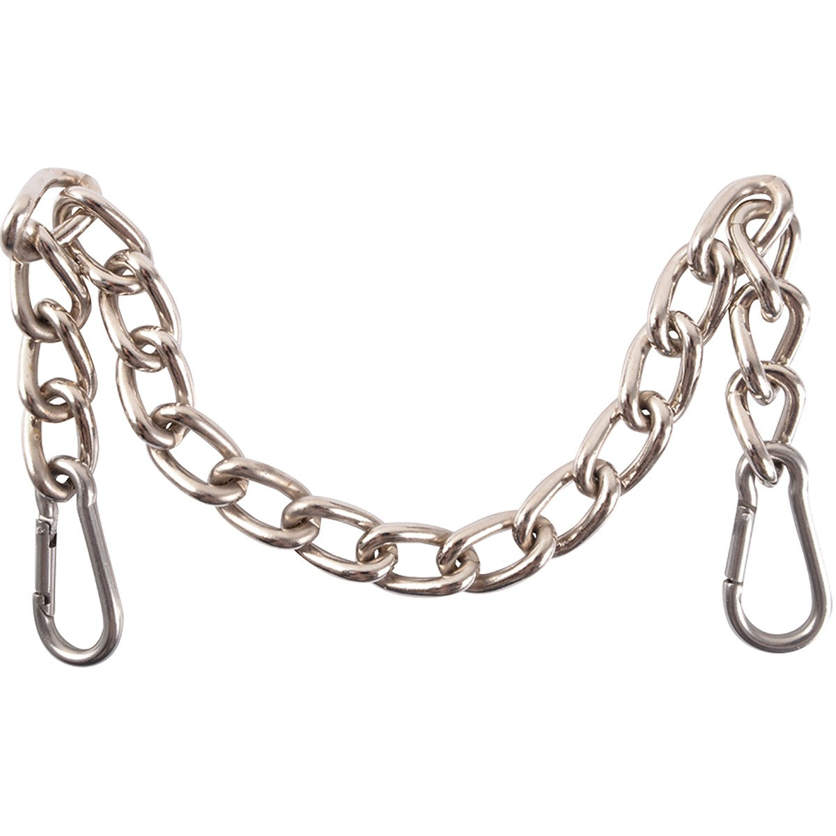 Martin Saddlery Stainless Steel Curb Chain- 13” W/ Safety Snap CSCC