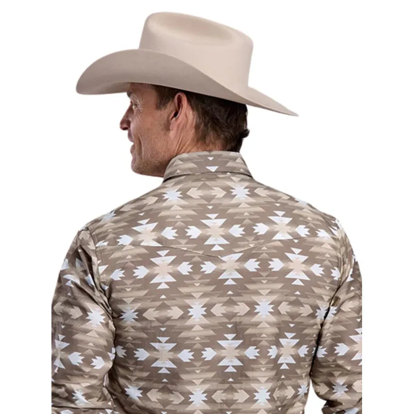Roper Men’s Snap Shirt, Brown, Snap 03-001-0067-0481