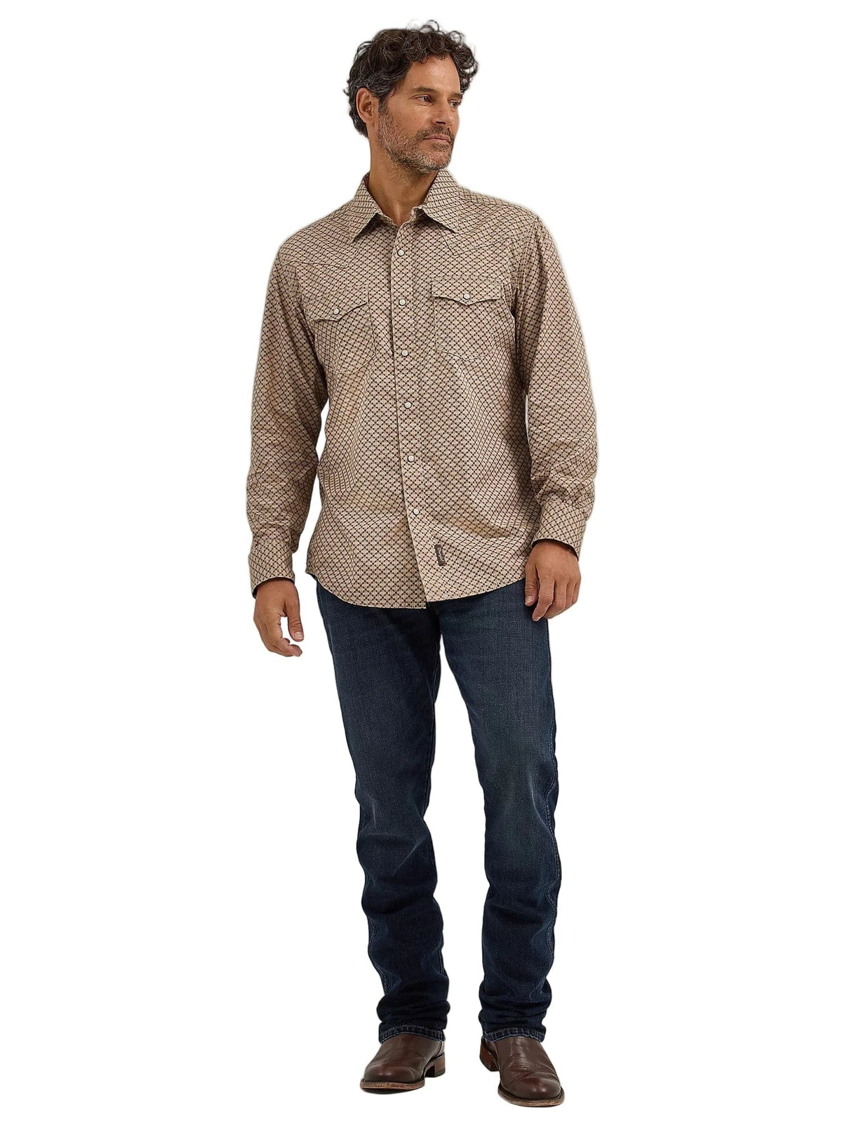 Wrangler Men’s Shirt, Retro, Long Sleeve, Snap 112368222