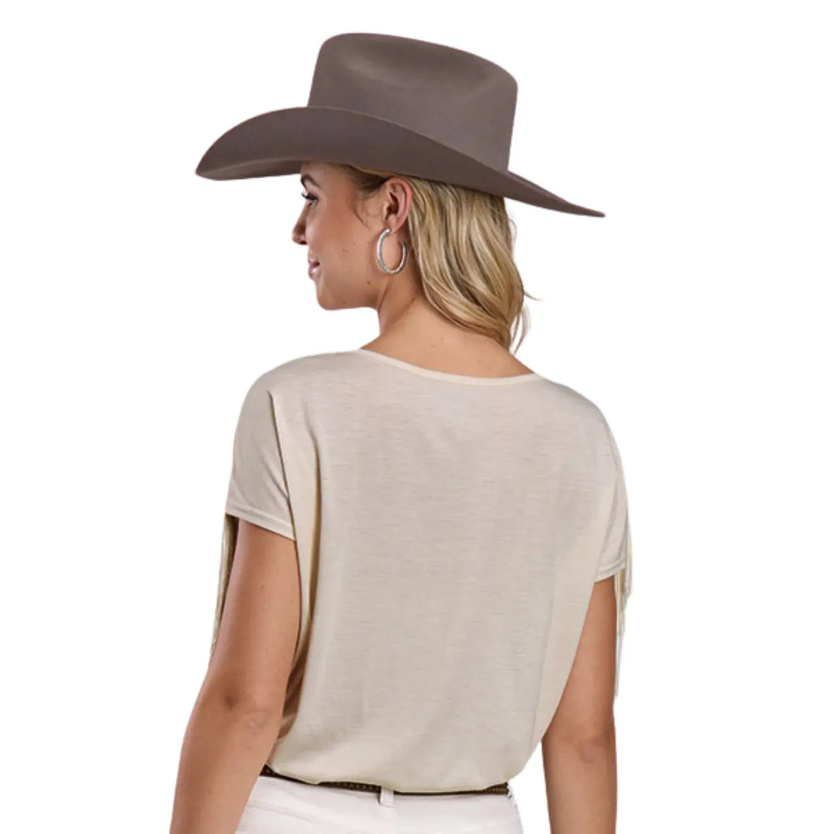 Roper Ladies Western T-Shirt, Cream 03-039-0513-5065