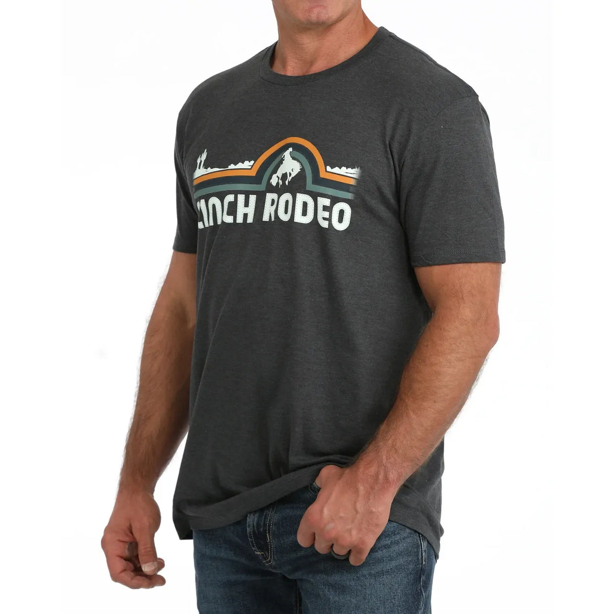 Cinch Men's Grey 'Cinch Rodeo' Graphic T-Shirt MTT1690738