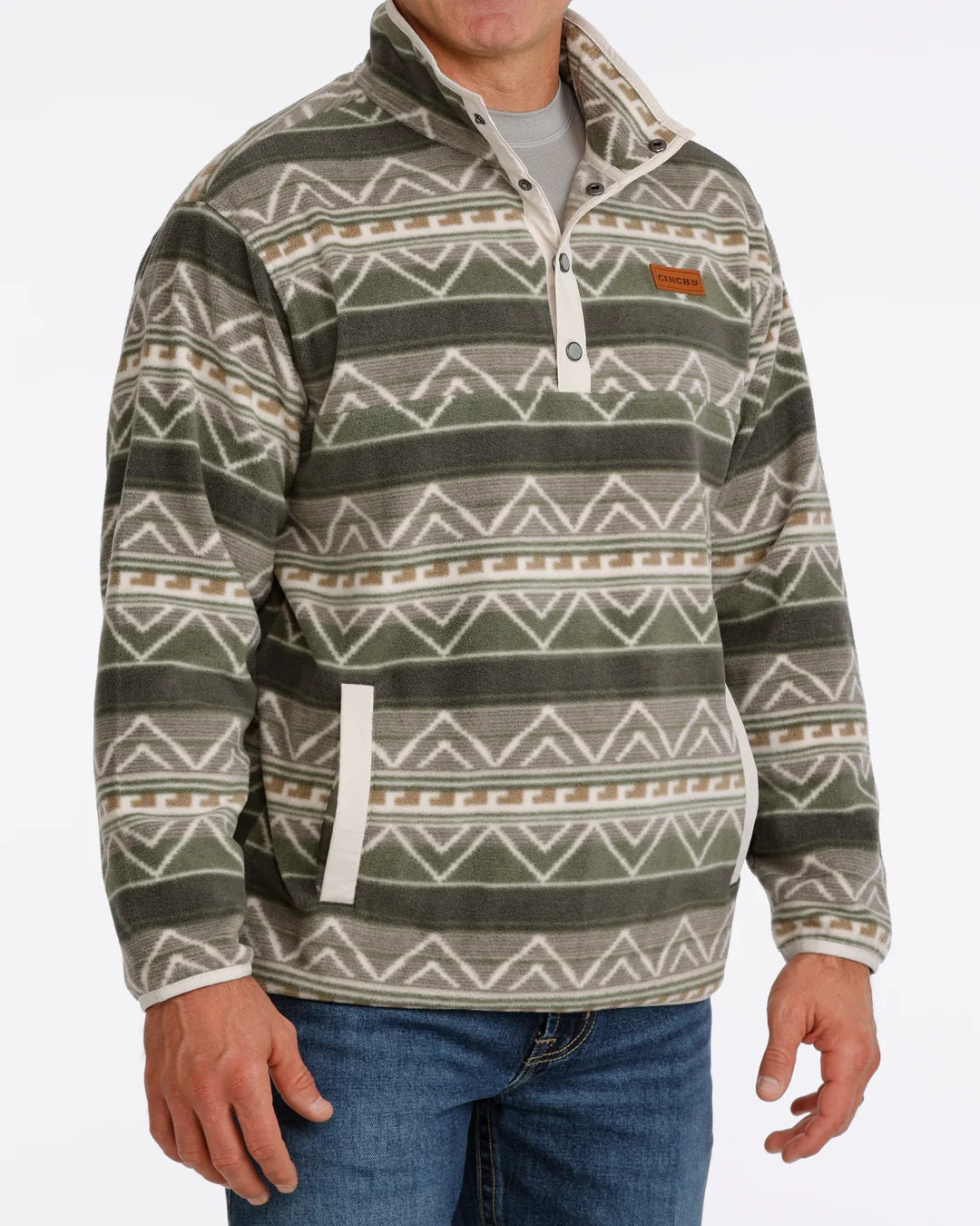 CINCH MEN'S POLAR FLEECE PULLOVER MWK1514029