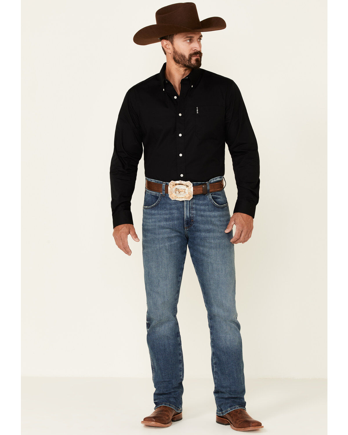 Cinch Men’s Modern Fit, Black, Button Down Shirt - MTW1347019