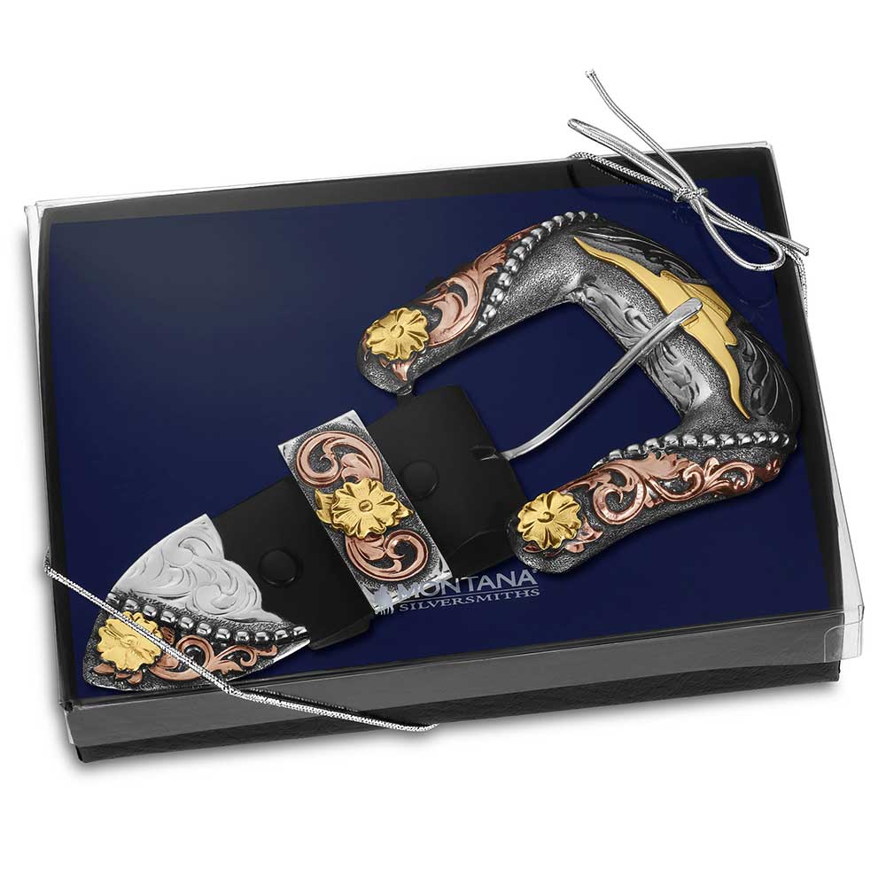 Montana Attitude Buckles - Southwest 3 Piece Buckle Set 56710