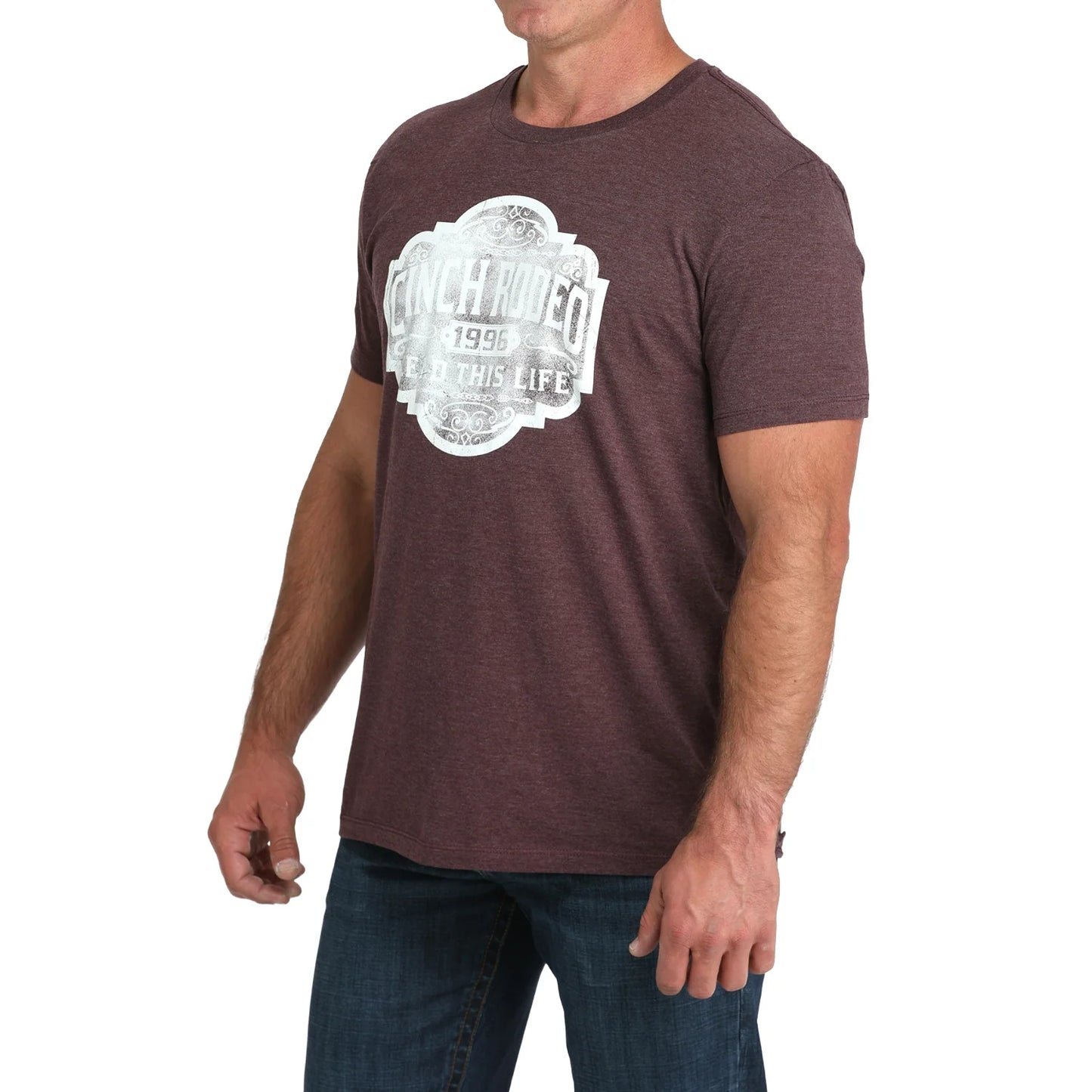 Cinch Men’s T-Shirt Purple MTT1690696