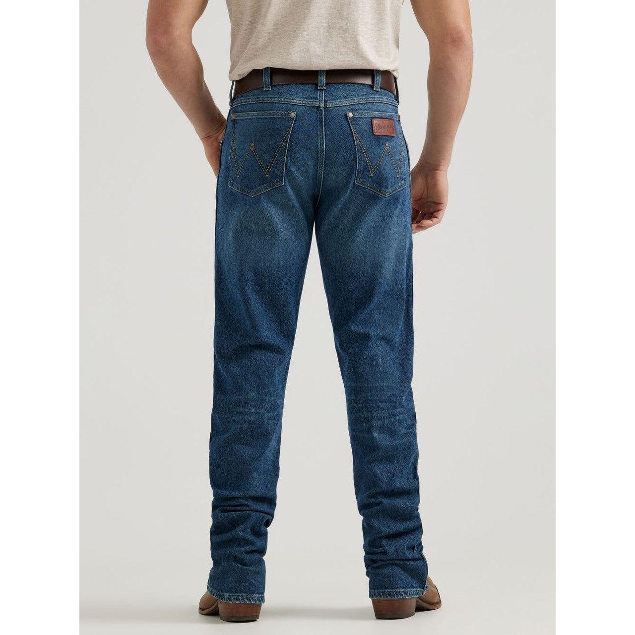 Mens Retro Wrangler Slim Boot Jeans