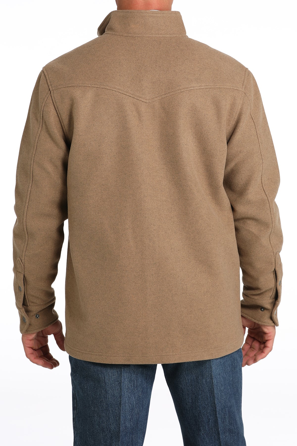 Cinch Men’s Knit Shirt Jacket Khaki- MWJ1907002
