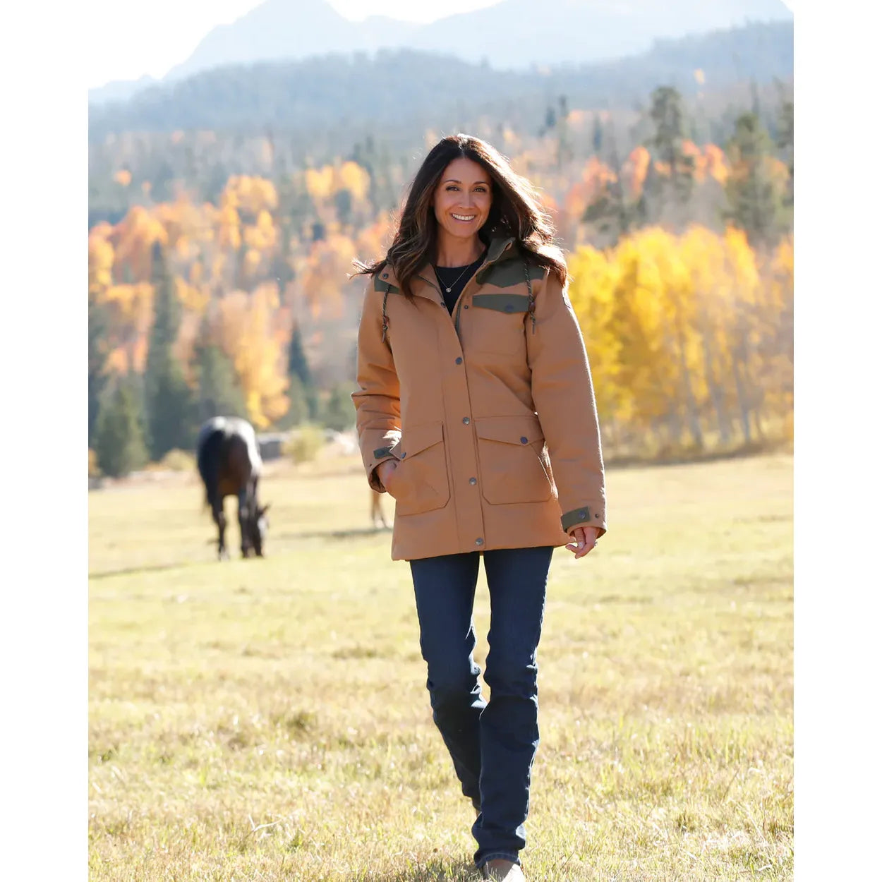 Cinch Ladies Quilted Barn Jacket MAJ9921001