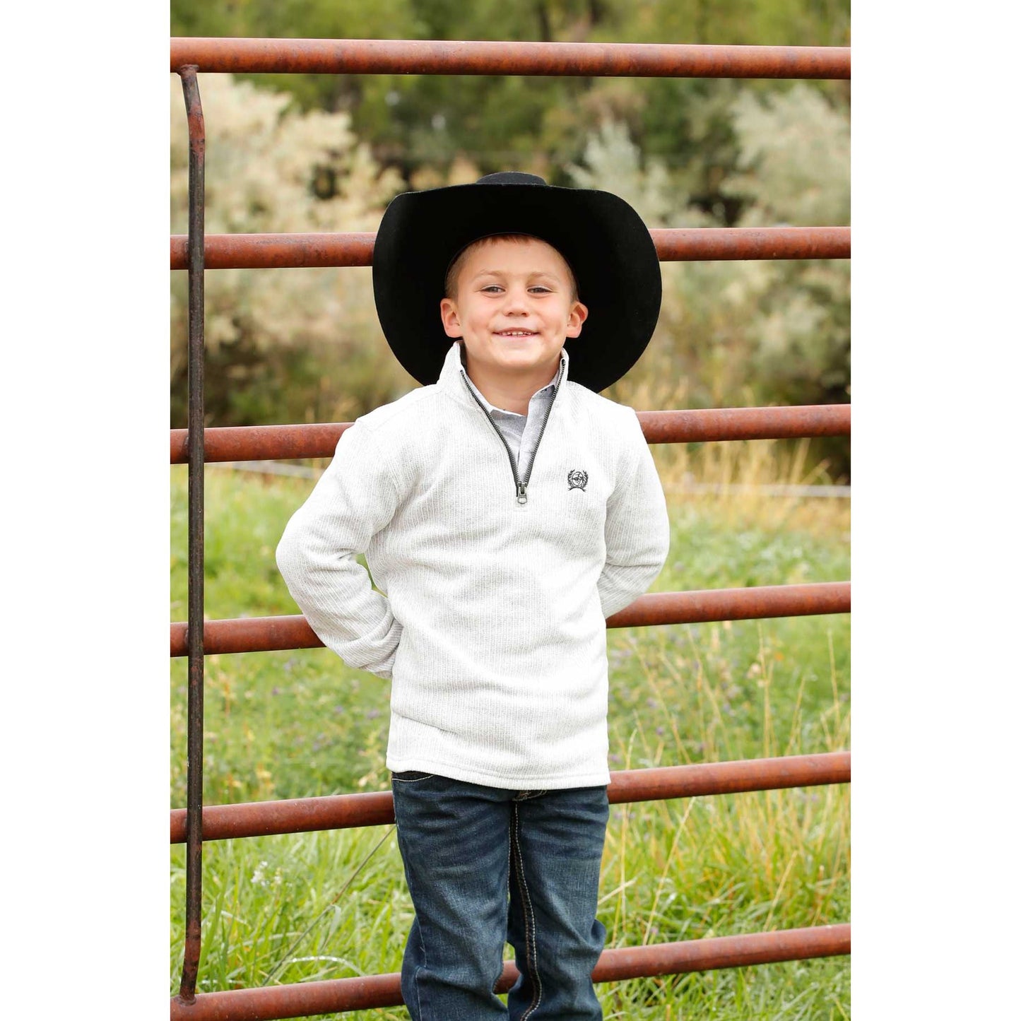 CINCH BOY'S 1/4 Zip PULLOVER MWK7980003