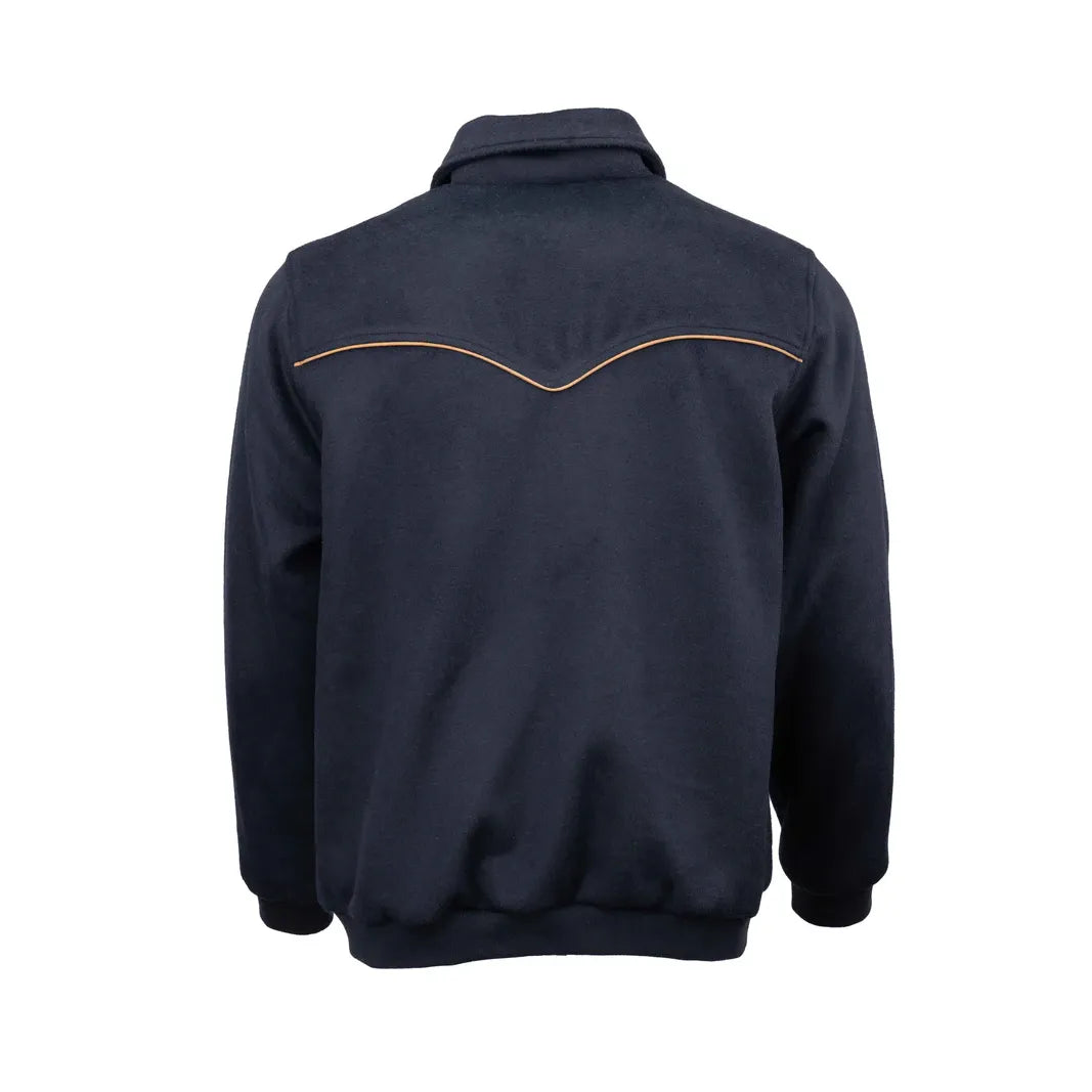 Outback Trading Men’s Varsity Jacket, Navy 29929