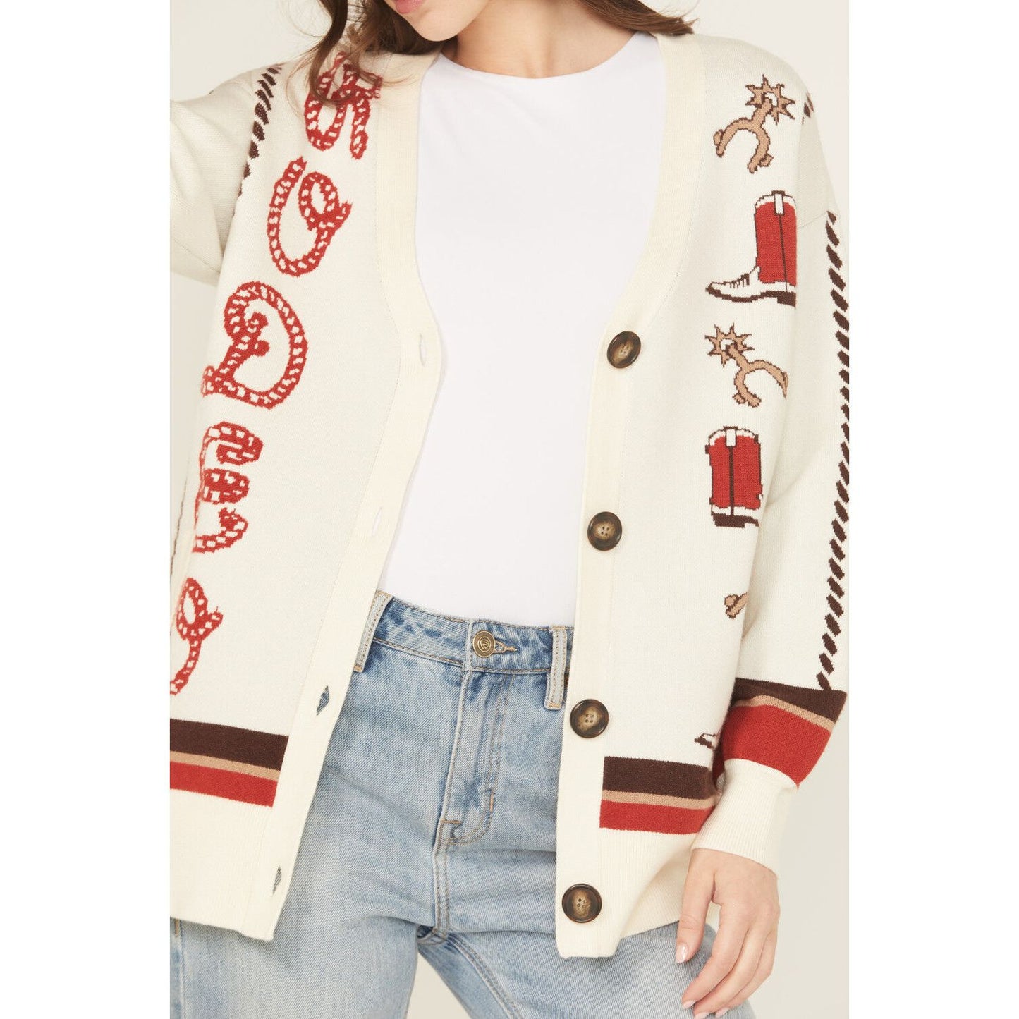 Cruel Denim Ladies Rodeo Cardigan CWK7519001