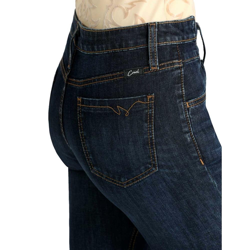 Cruel Denim Ladies Jean - Hannah - Moderate Rise, Slim Hip, Boot Cut Indigo CB76654071