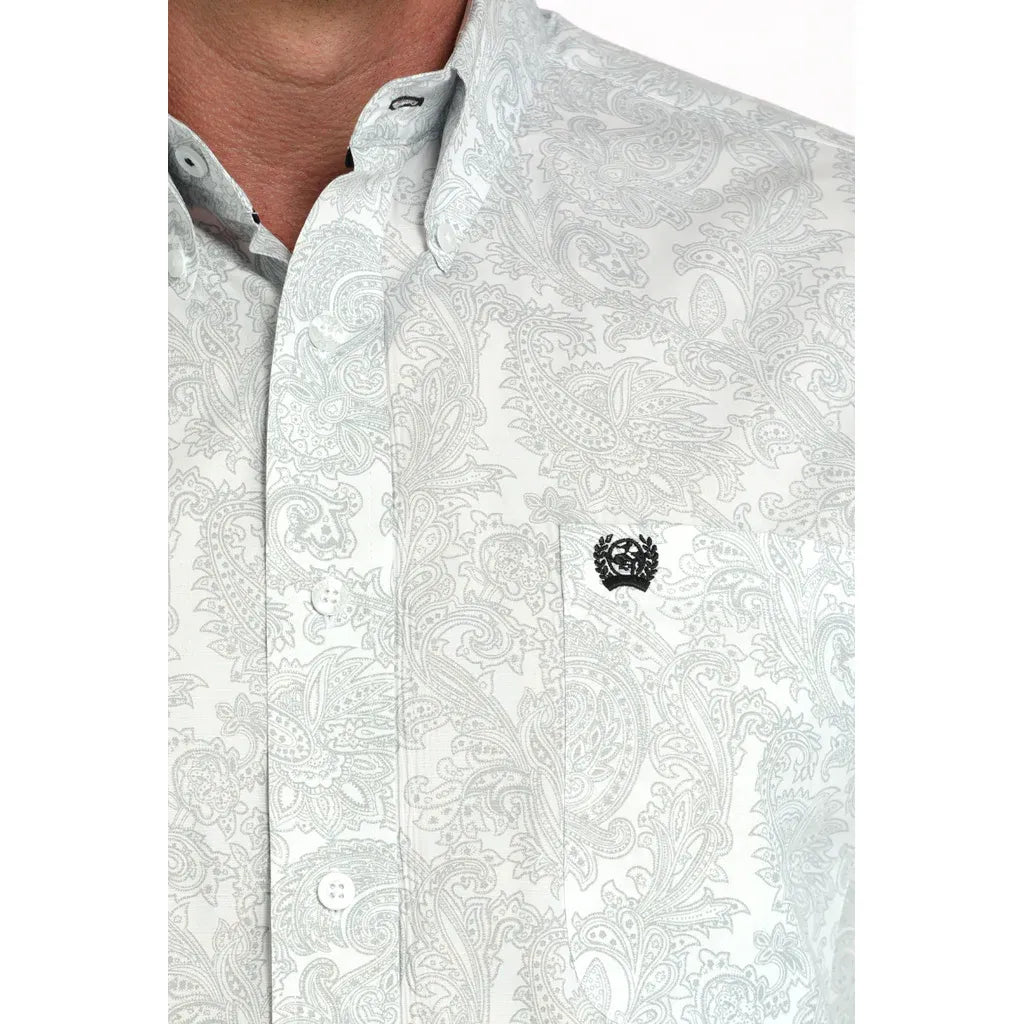 CINCH - Men LONG SLEEVE BUTTON-DOWN SHIRT, Paisley MTW1105984