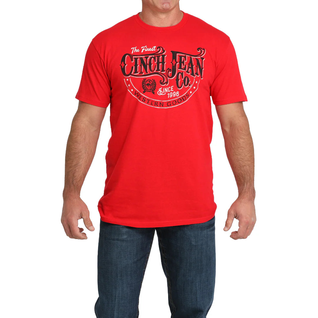 Cinch Men’s T-Shirt Red, MTT1690699