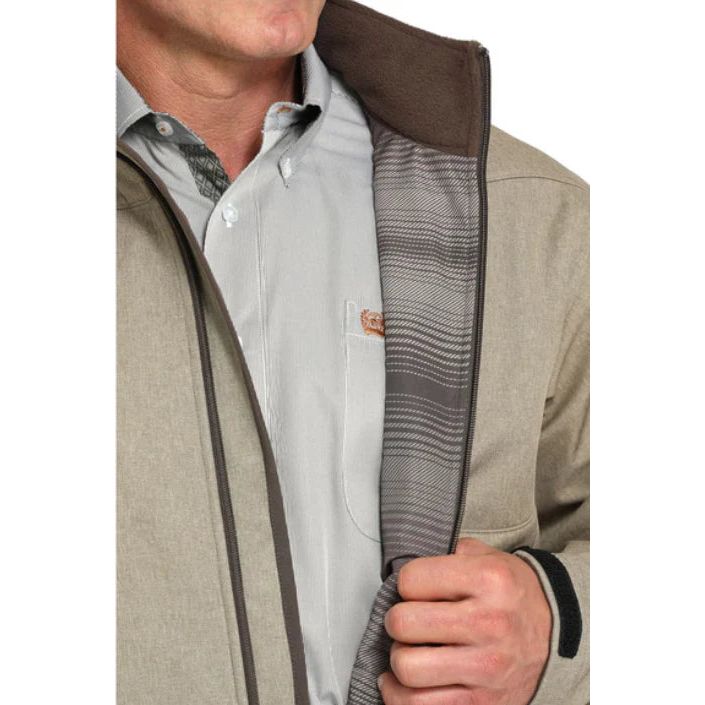 Cinch Men's Jacket- Stone Brown, Bonded MWJ156714