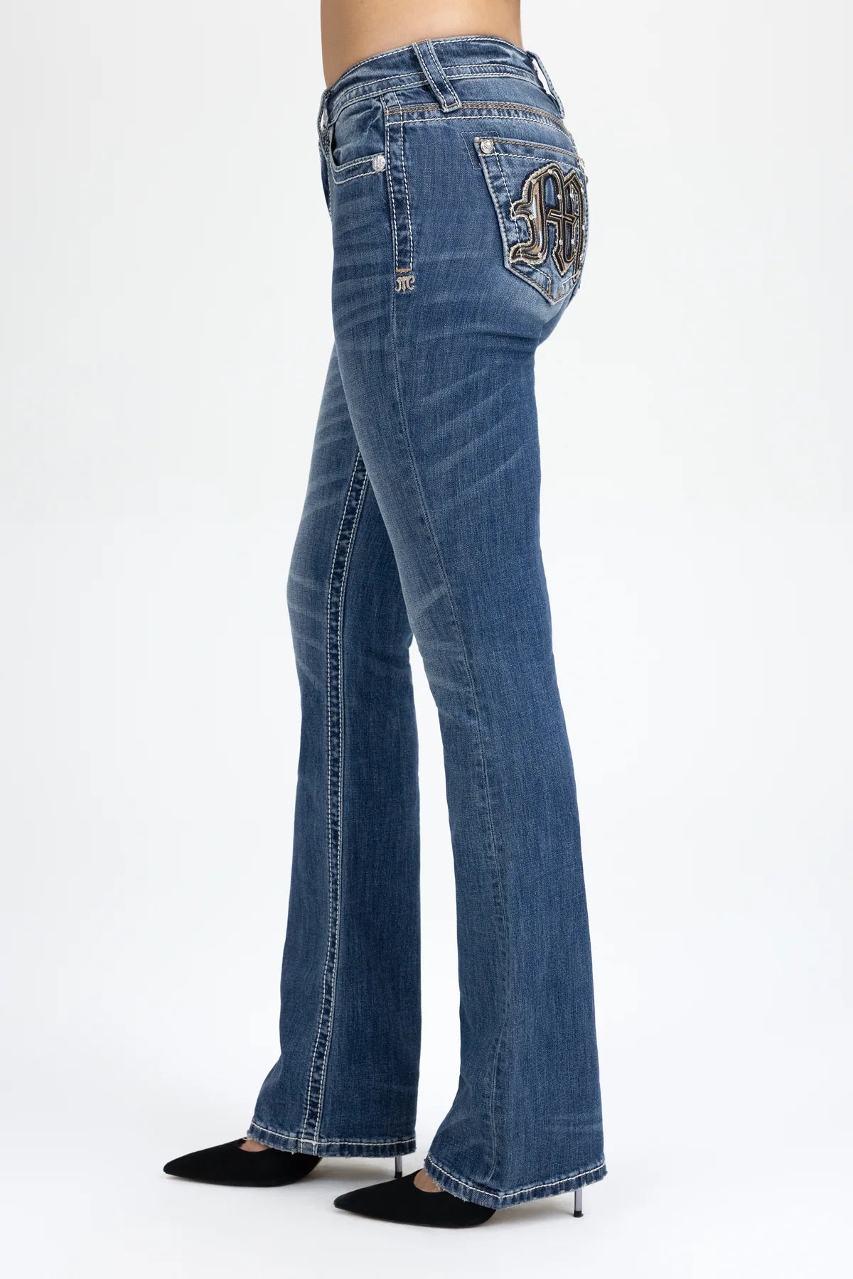 Miss Me, Mid Rise, Boot, Jeans M9467B5L