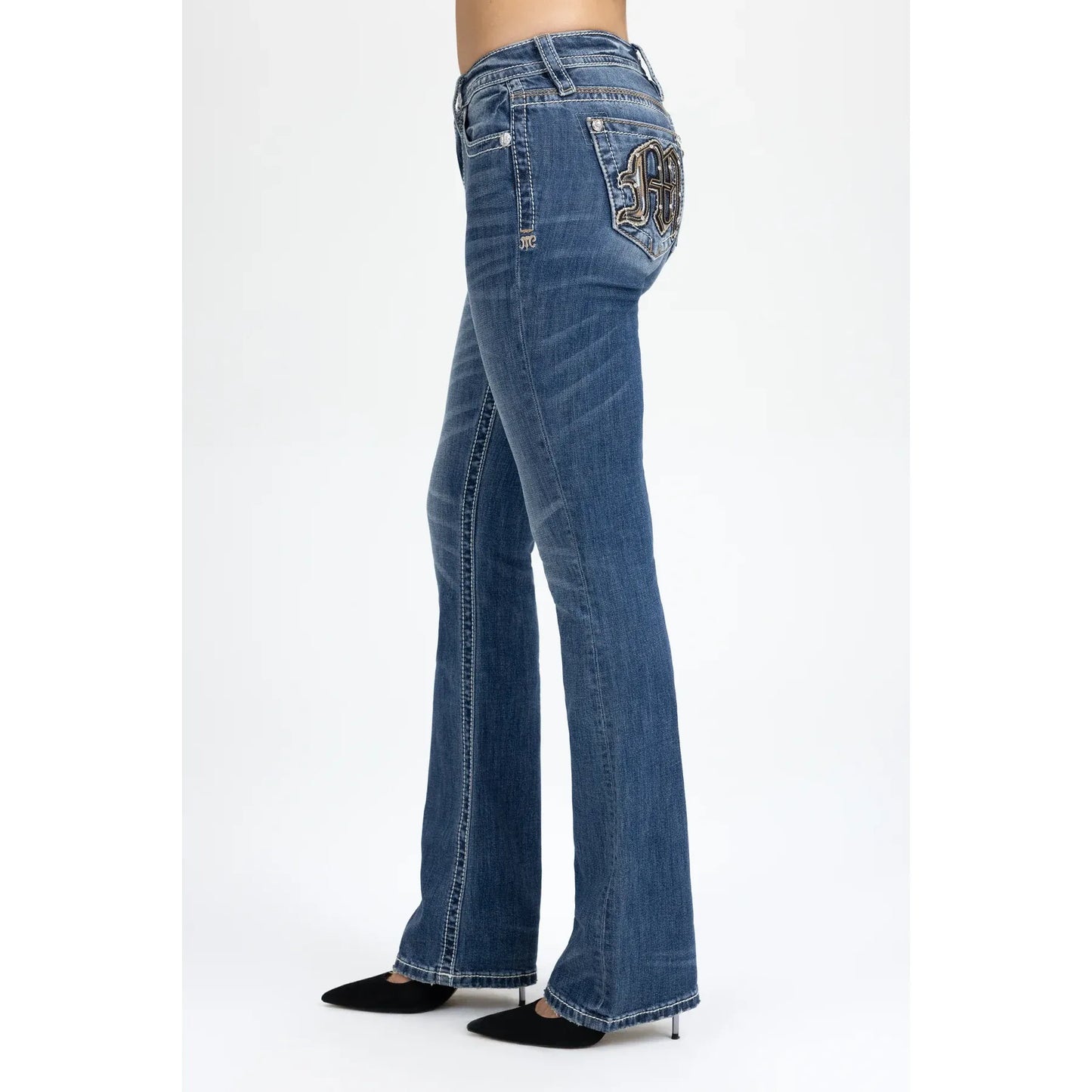Miss Me, Mid Rise, Boot, Jeans M9467B5L