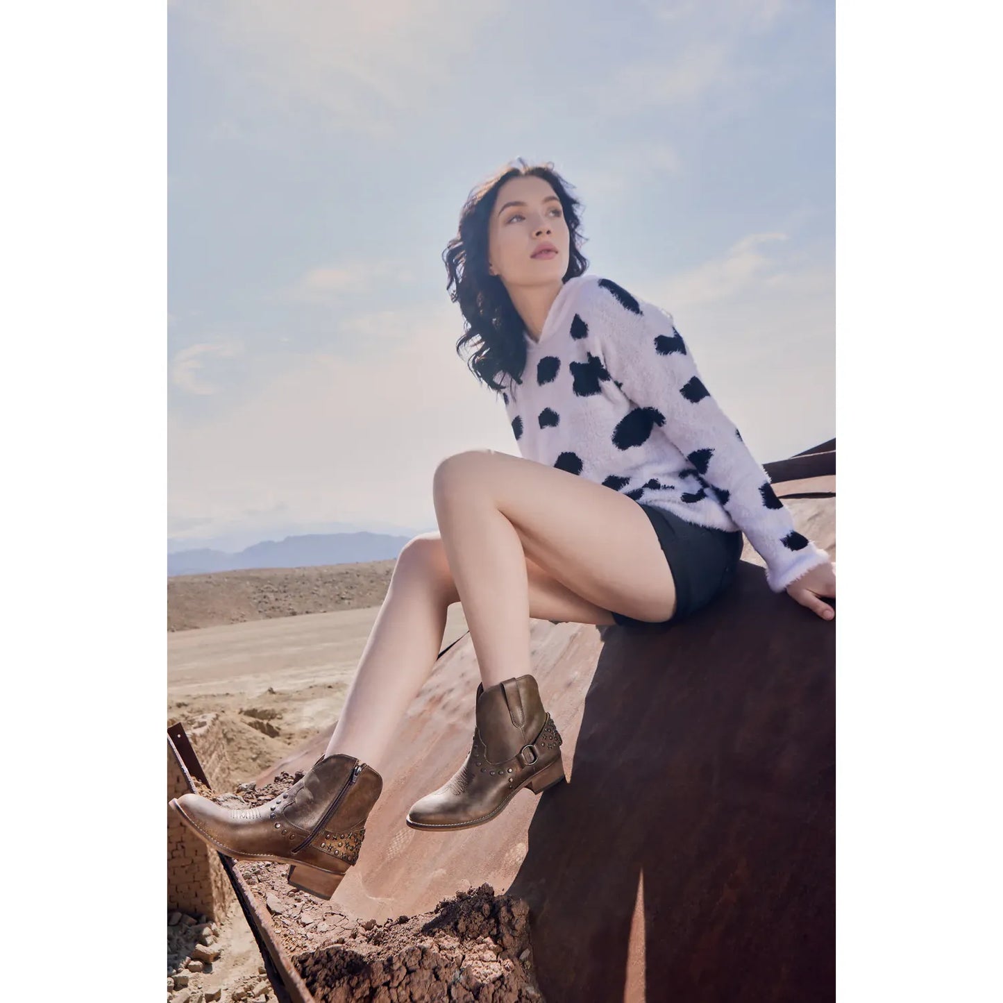 Myra Ladies Western Bootie Calido Cannes S-5781