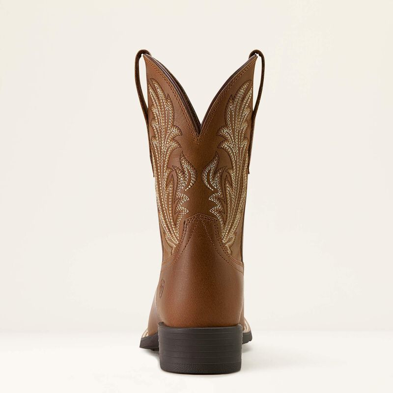 Ariat Ladies Western Boot, Round Up Filly Wide Square Toe 10064074