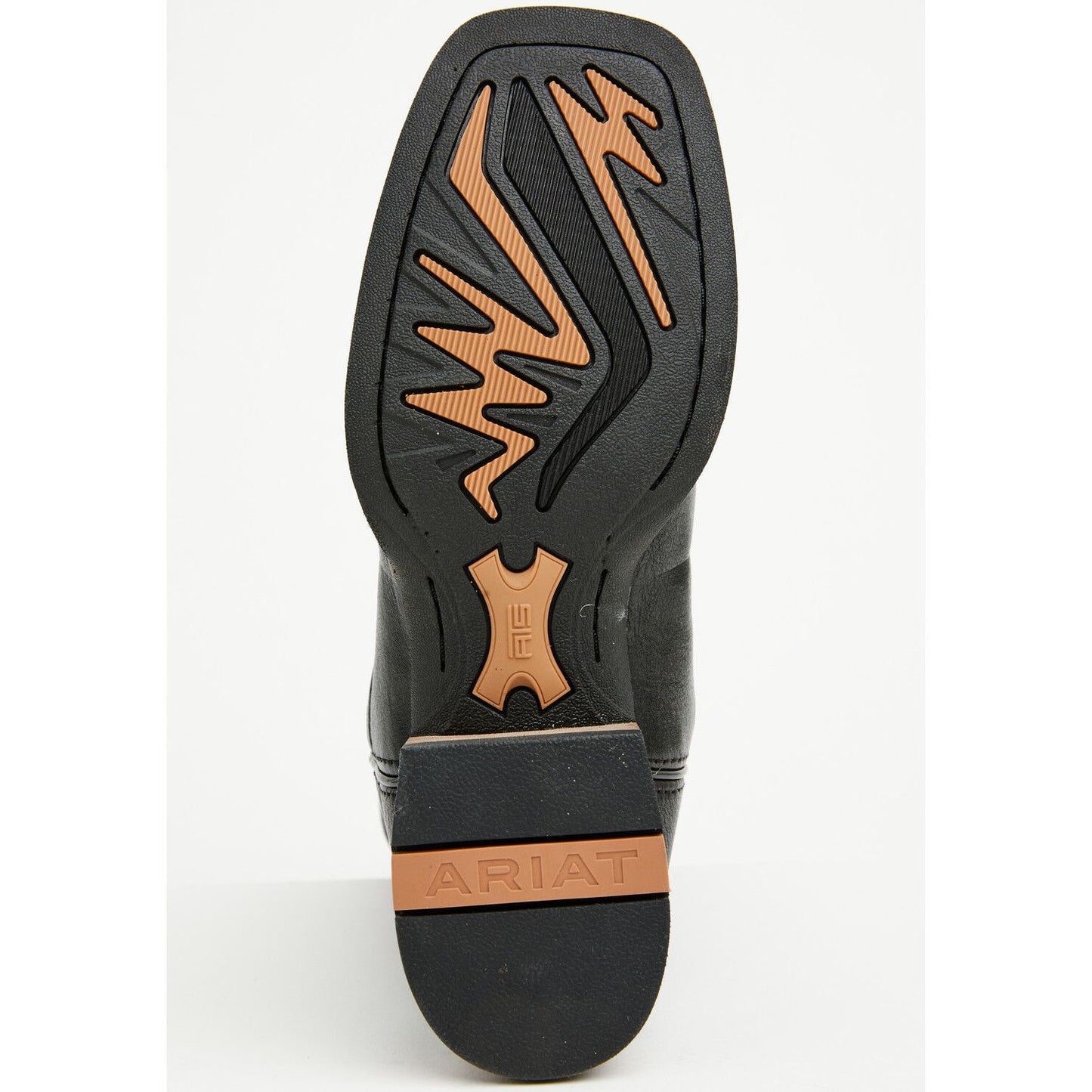 Ariat Ladies Western Boot, Olens, Square Toe, color-Obsidian 10063918