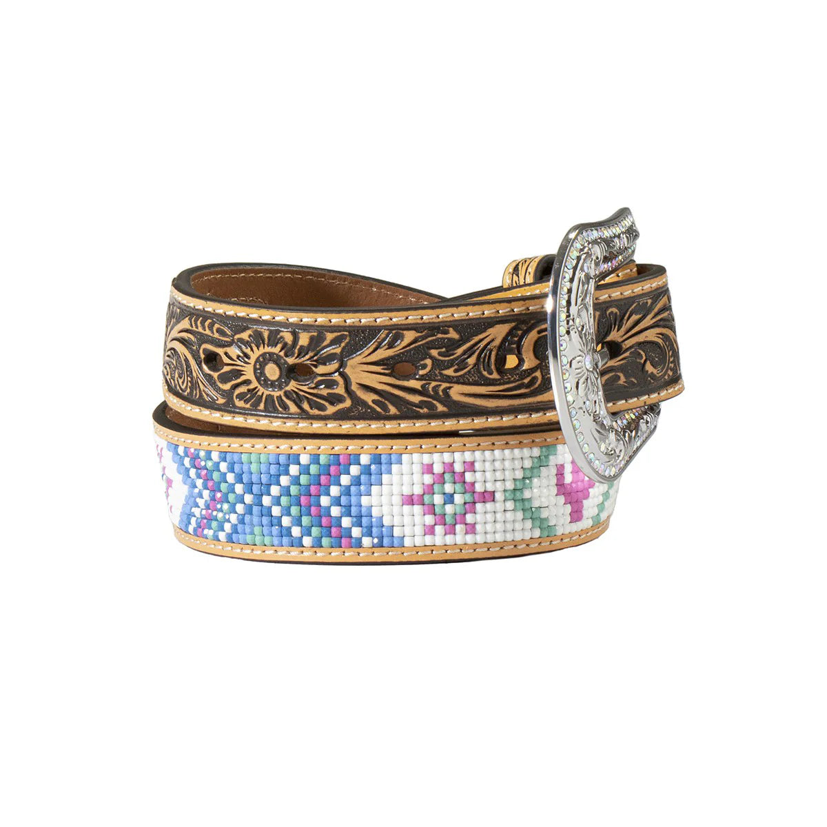 Angel Ranch Kids Belt - Multicoloured Beading D130003197