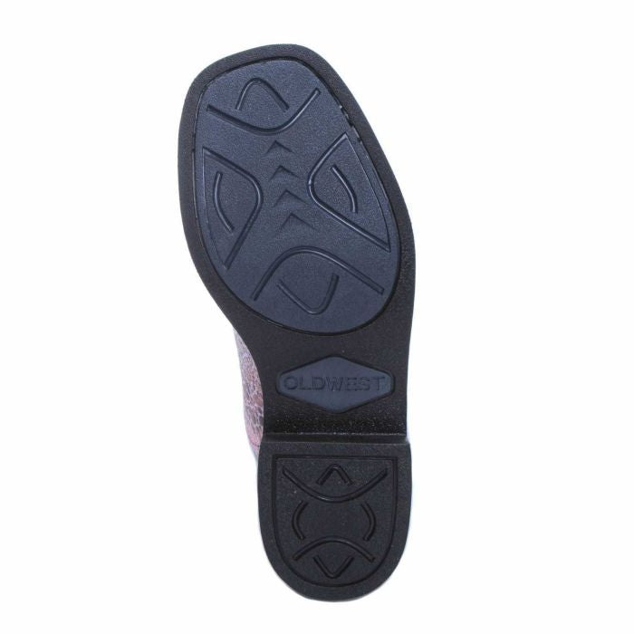 Old West Youth Cowboy Boot, Square Toe, VB9154Y